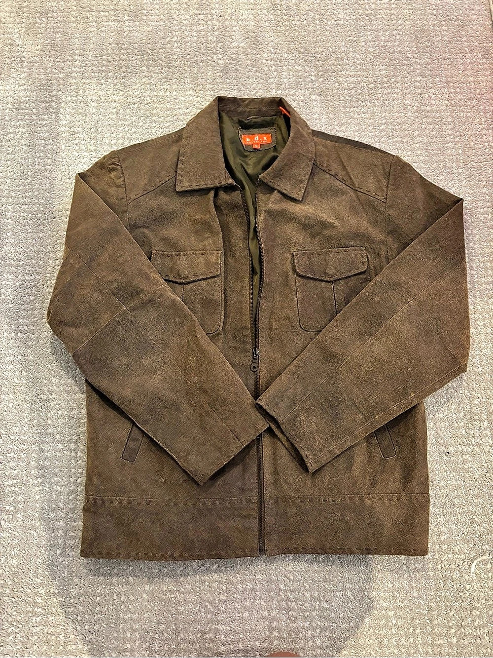 n.d.x. Leather Field Jacket Brown XL